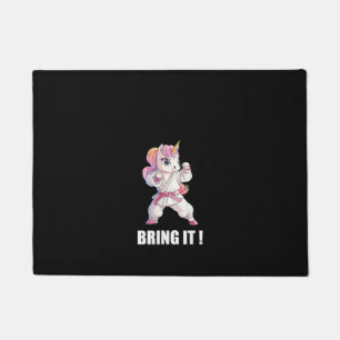 Womens Japanese Karateka Unicorn Tank Top Doormat