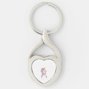Womens Japanese Karateka Unicorn Tank Top Keychain