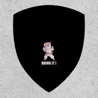 Womens Japanese Karateka Unicorn Tank Top Patch