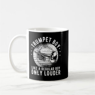 Womens Jazz Trumpet Boy March Band VNeck Coffee Mug