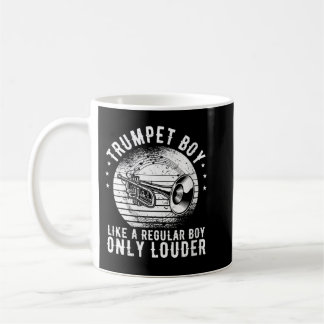 Womens Jazz Trumpet Boy March Band VNeck  Coffee Mug