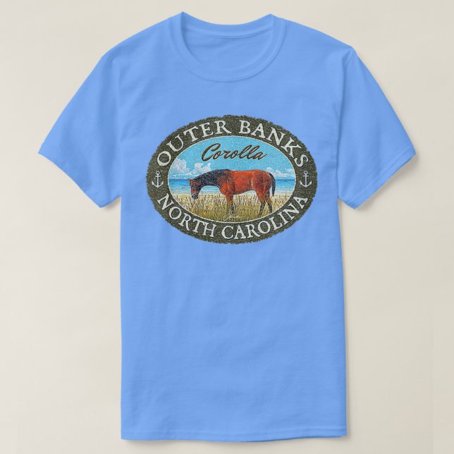 Womens JCombs Corolla, Outer Banks, NC, with Corol T-Shirt (Design Front)