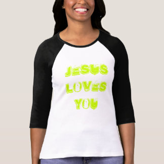 womens jesus loves you shirt
