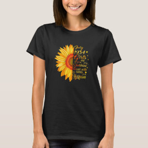 Womens July Girl 1934 88 Years Old 88th Birthday T-Shirt