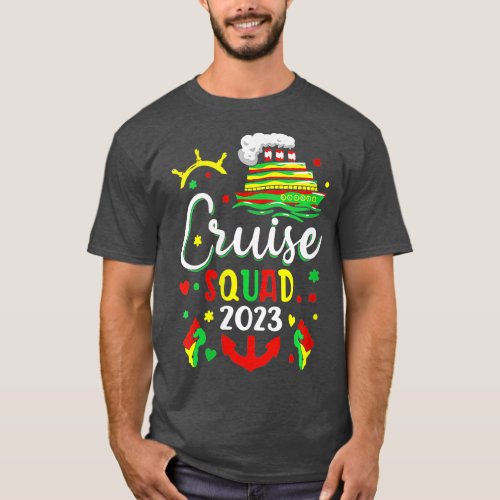 Womens Juneteenth Family Cruise 2023 Black History T_Shirt