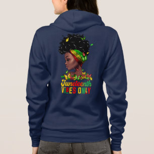 Womens Juneteenth Vibes Hoodie