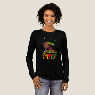 Womens Juneteenth Vibes T-Shirt Tri-Blend Shirt