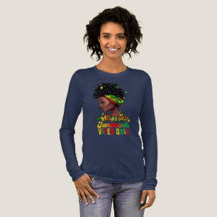 Womens Juneteenth Vibes T-Shirt Tri-Blend Shirt