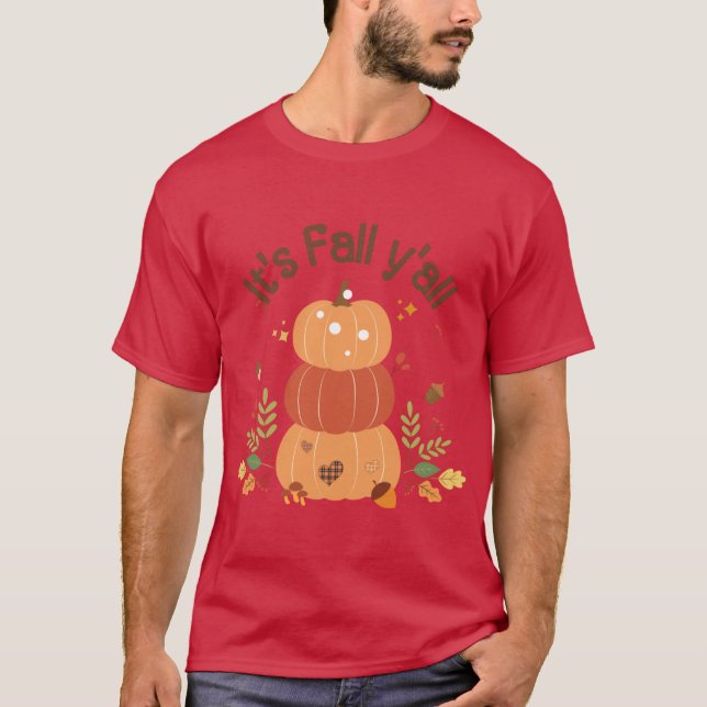 Womens Just A Girl Who Loves Fall Pumpin Spice Lat T-Shirt (Front)