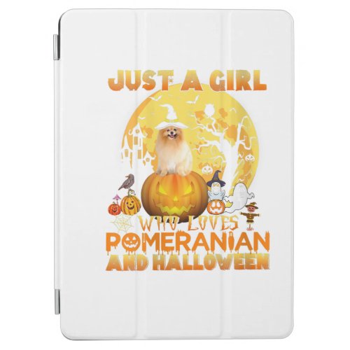 Womens Just a Girl Who Loves Pomeranian iPad Air Cover