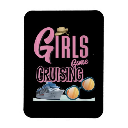 Womens Jute Hat Girls Gone Cruising Magnet