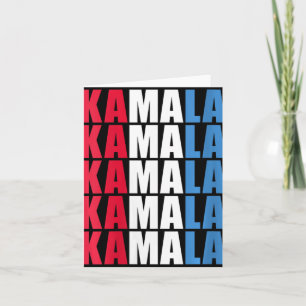 Womens Kamala 2024 For President Kamala Harris Card