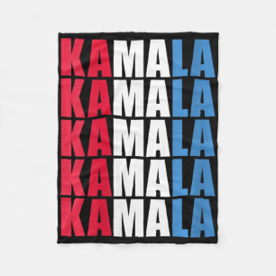 Womens Kamala 2024 For President Kamala Harris Fleece Blanket