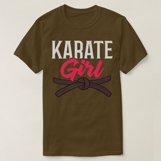 Womens Karate Fighter Black Belt Lesson Training B T-Shirt (Design Front)