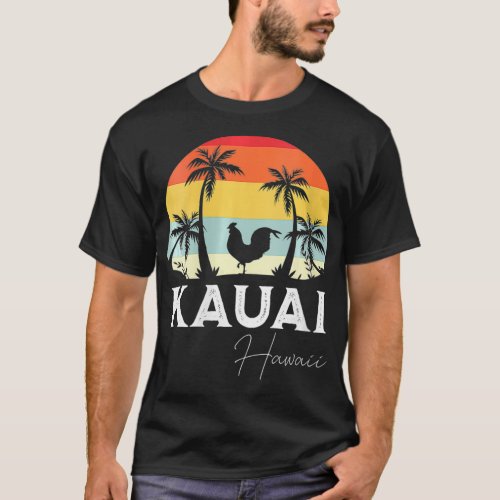 Womens Kauai Hawaii Chicken Lover Souvenir VNeck  T_Shirt