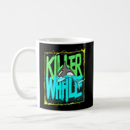 Womens Killer Whale Ocean Orcas V_Neck  Coffee Mug