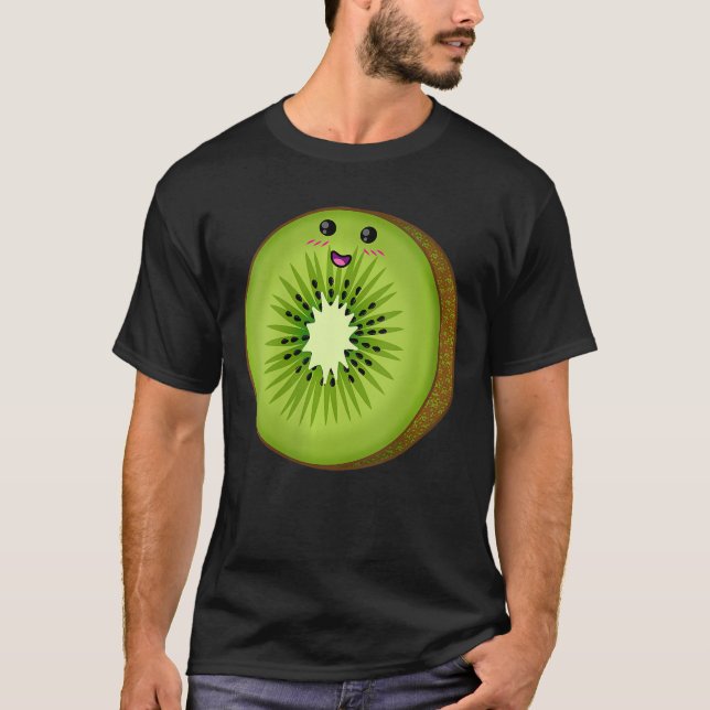 Womens Kiwi Costume Food Fruit Halloween Lazy Easy T-Shirt (Front)
