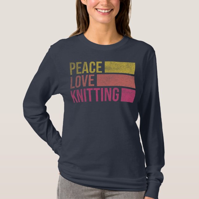Womens Knitting Sport Queen Gift I Knitters Yarn  T-Shirt (Front)