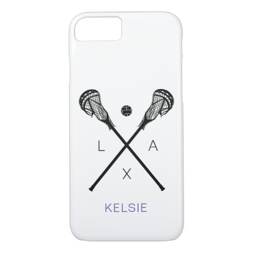 Womens Lacrosse Sticks LAX iPhone 87 Case