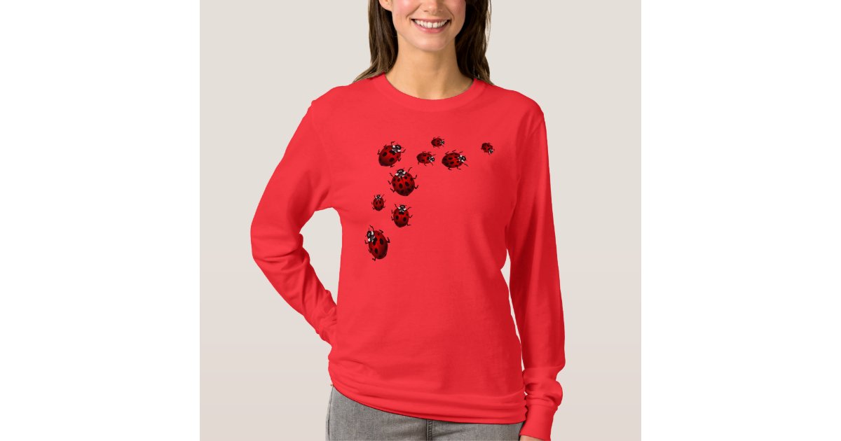 women's ladybug shirt