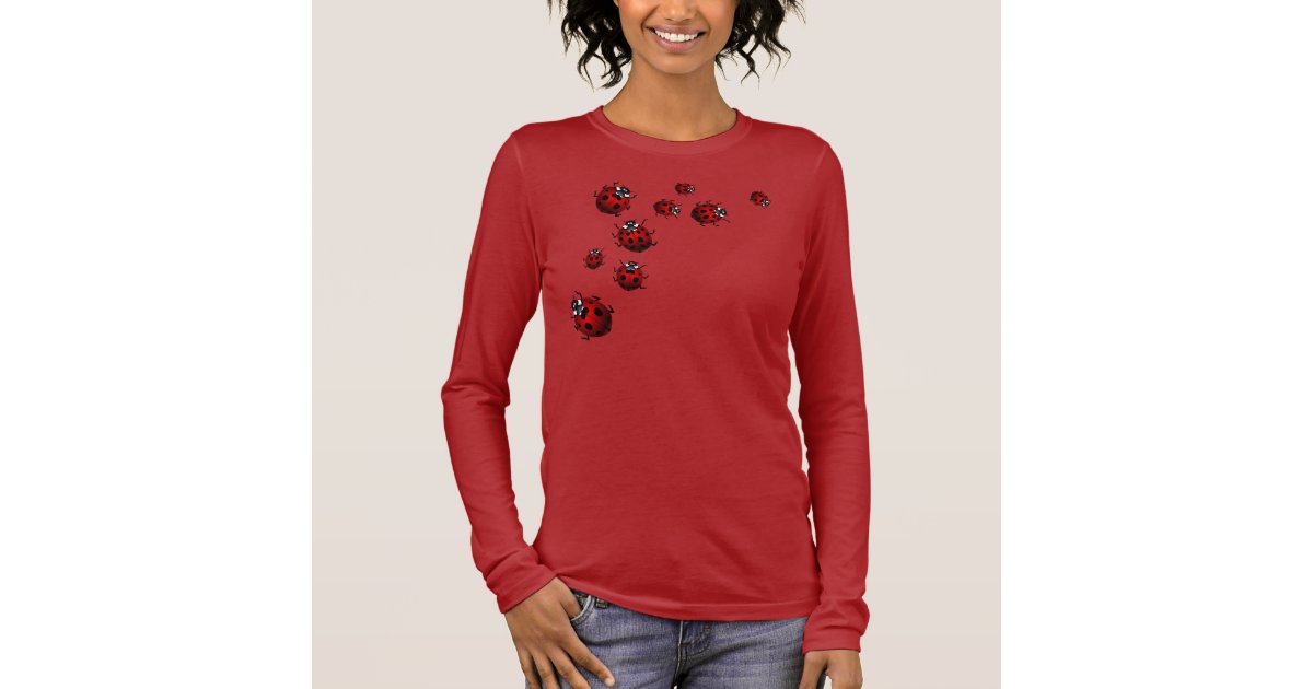 women's ladybug shirt