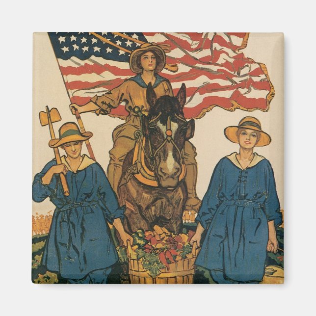 Women's Land Army Magnet (Front)