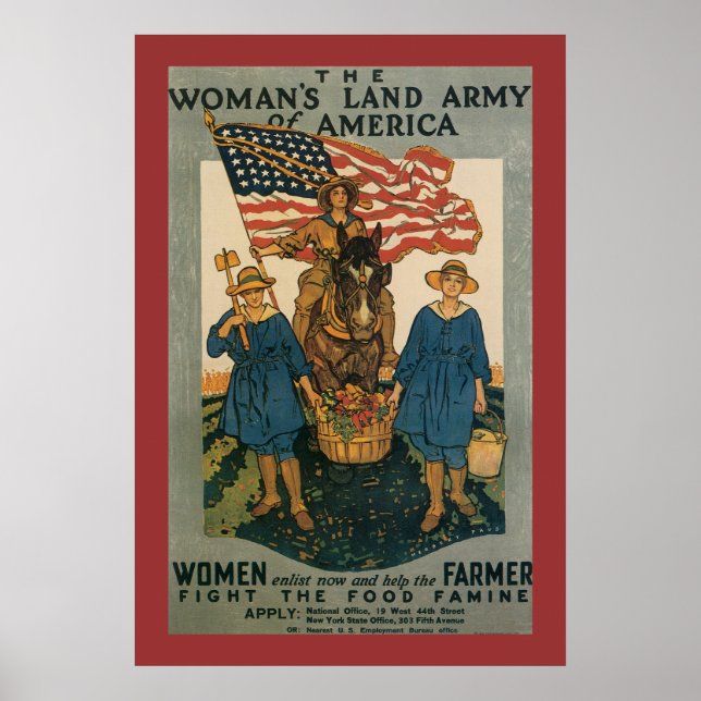 Women's Land Army Poster (Front)