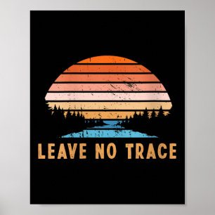 Womens Leave No Trace _ Nature Mountains _ Poster