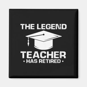 Womens Legendary Mentor Education Retirement Humor Magnet
