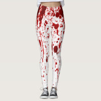 Women's Leggings Blood Splatter Vampire Gothic
