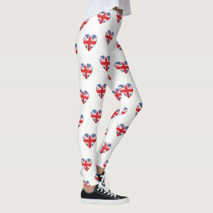Women's Leggings-British Heart Leggings