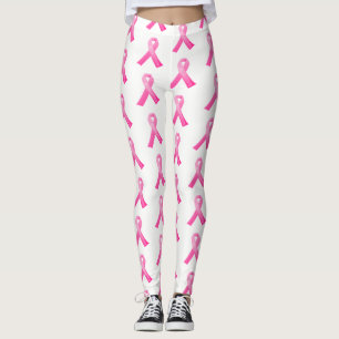 Women's Leggings-Pink Ribbon Survive Leggings