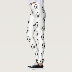 Women's Leggings-Soccer Balls Leggings