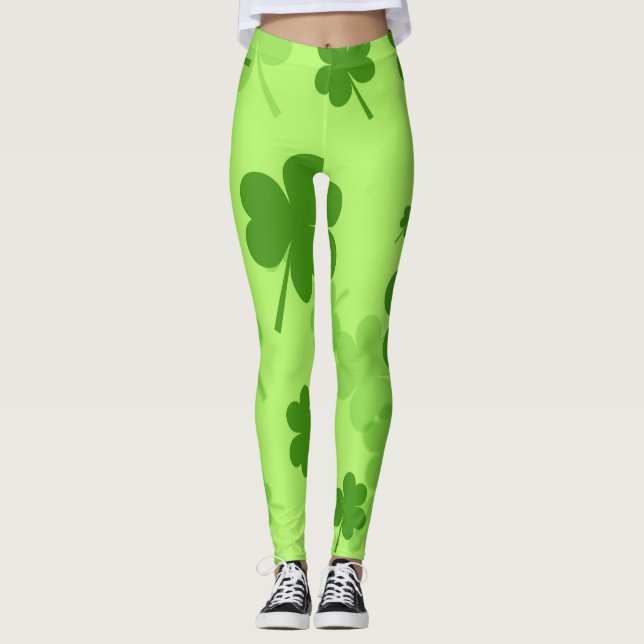 Women's Leggings-St. Patrick's Day Leggings (Front)