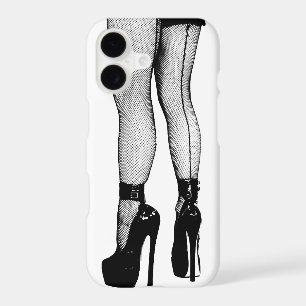 Womens Legs Fishnet Stockings fashion Ink Drawing iPhone 17 Case