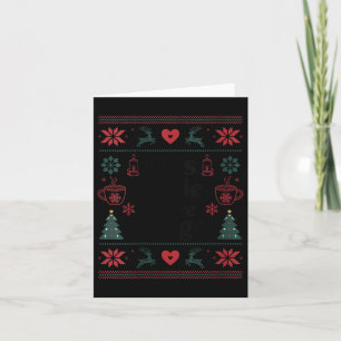 Womens Less Jingle More Hygge Christmas Swedish No Card