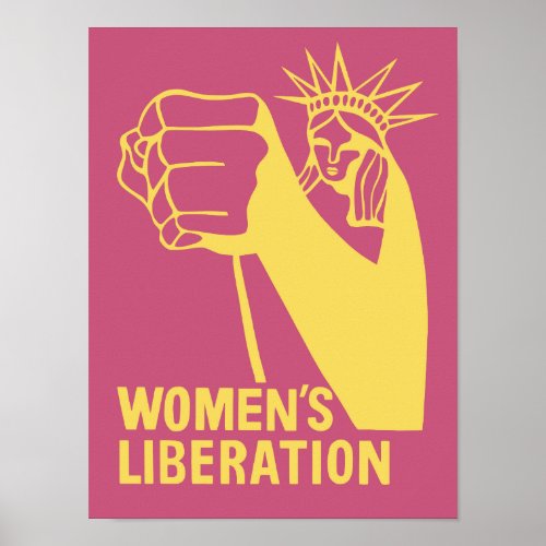 Womens Liberation Graphic _ Statue of Liberty Poster