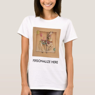 Women's Light Tees - Happy Horse Carousel