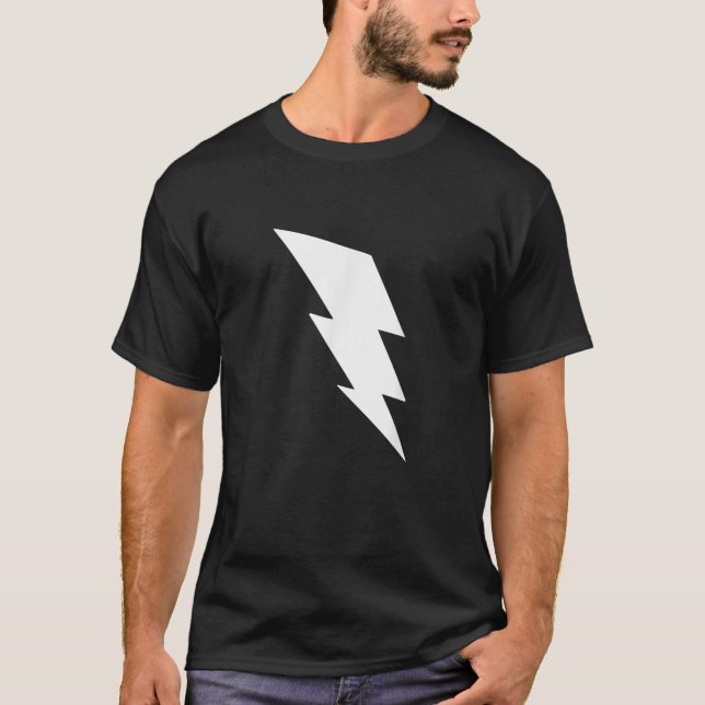 Womens Lightning Design Casual Tops Tees for Summe (Front)