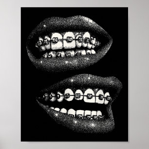 Women's Lips Print Graphic Y2k 2000s Vintage Summe