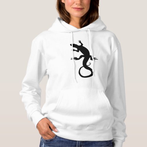 Womens Lizard Hoodie Reptile Art Shirts