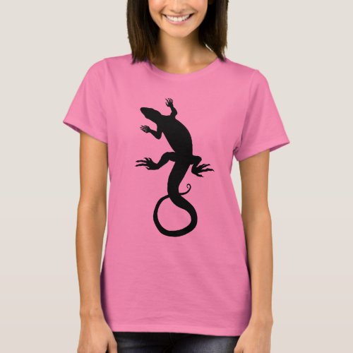 Womens Lizard Shirt  Reptile Art Ladies Top