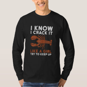 Womens Lobster Boil Seafood For A Lobster Fan Girl T-Shirt
