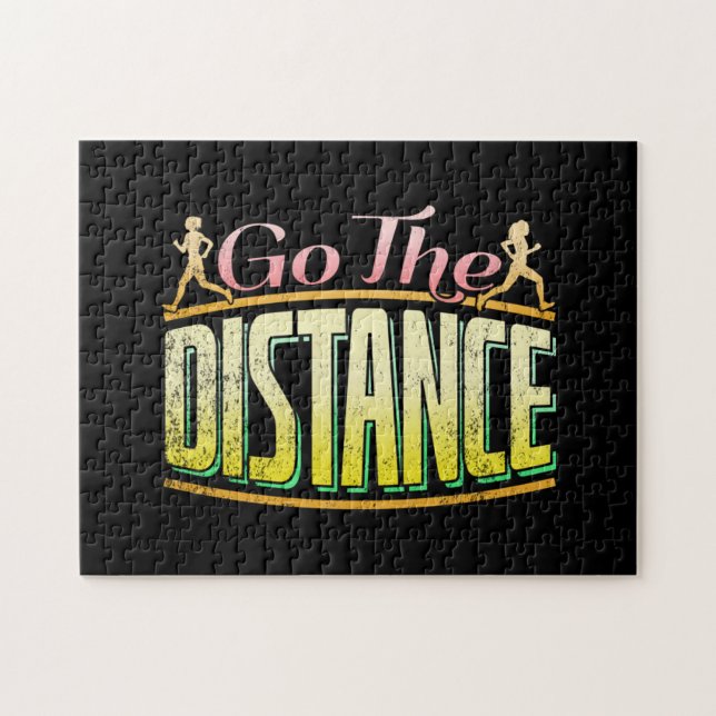 Womens Long Distance Running - Marathon Runner Jigsaw Puzzle (Horizontal)