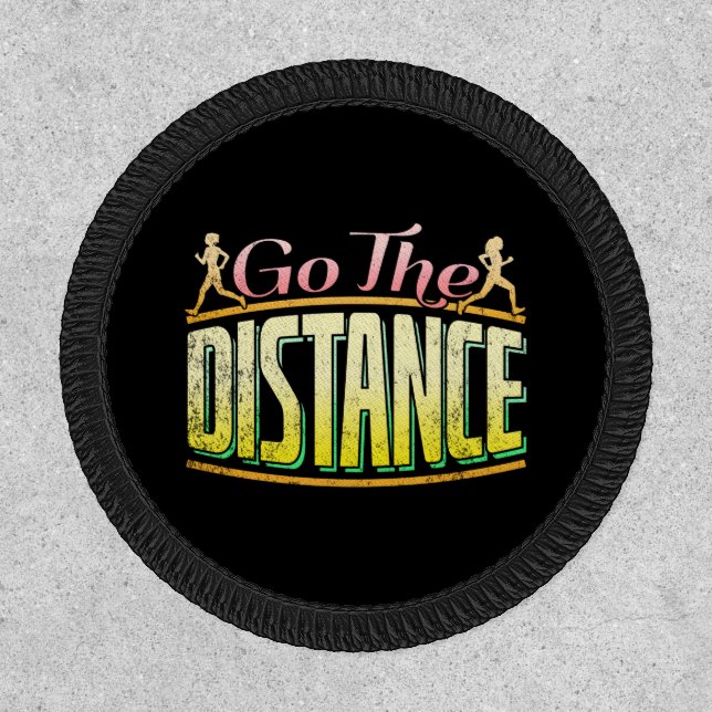 Womens Long Distance Running - Marathon Runner Patch (Front)