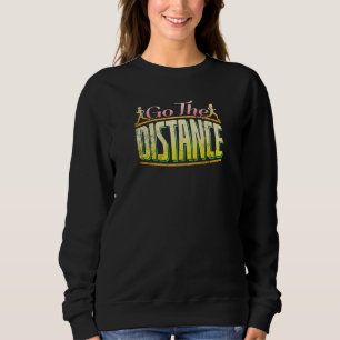 Womens Long Distance Running - Marathon Runner Sweatshirt