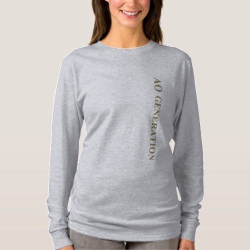 Womens long sleeve AO T_shirt