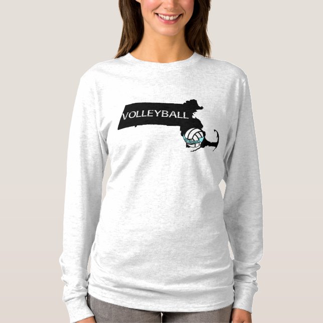 Women's Long Sleeve: Mass Max Logo T-Shirt (Front)