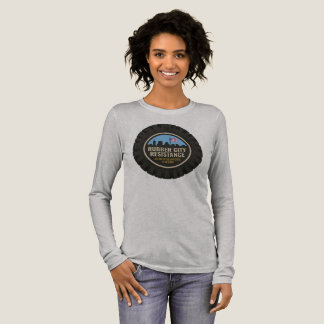 women's Long sleeve Rubber City Resistance Tri-Blend Shirt