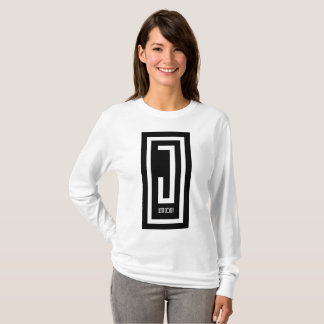 womens long sleeve with black j wear design logo T-Shirt